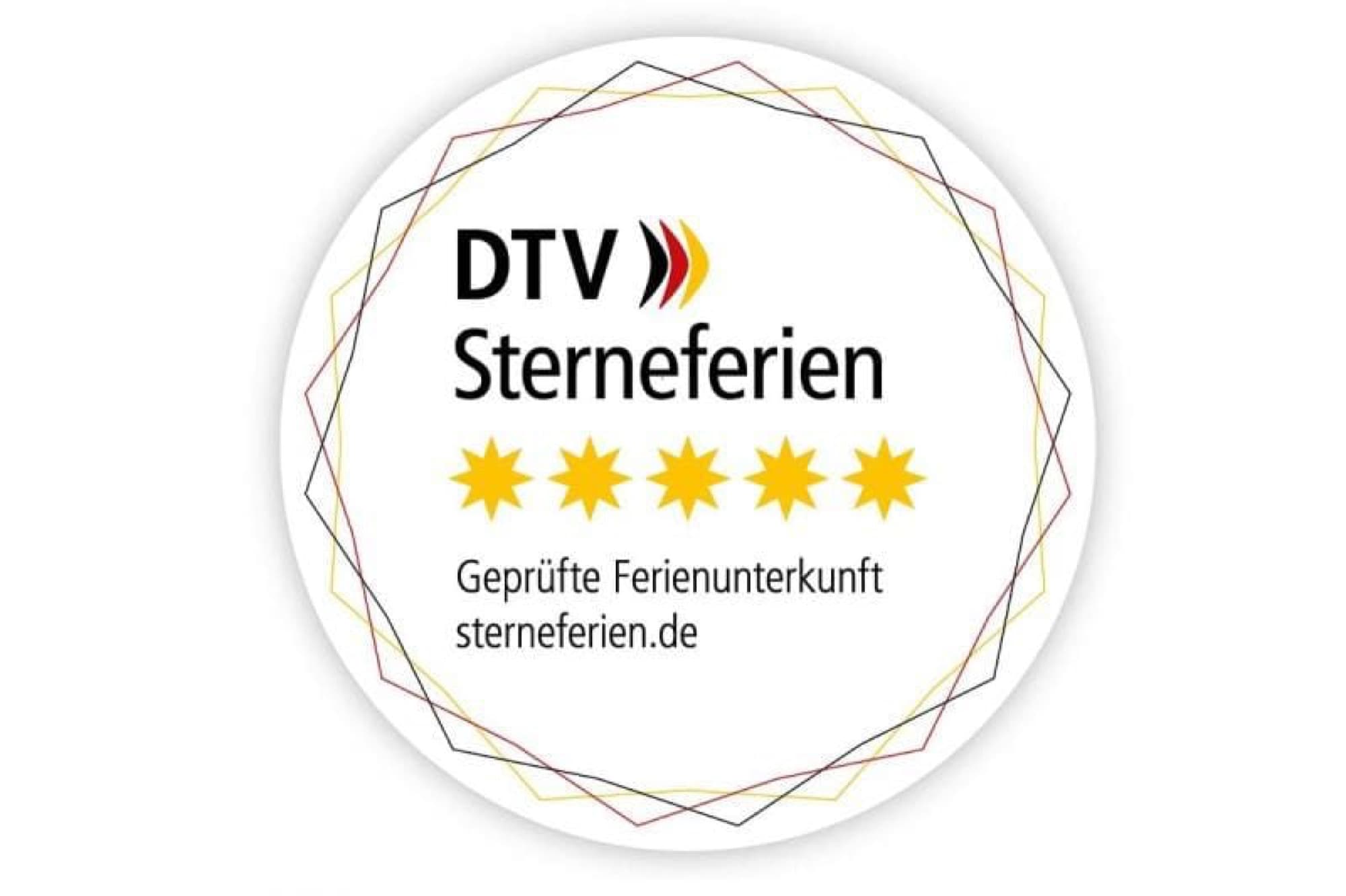5 stars, classified by the German Tourism Association (DTV)